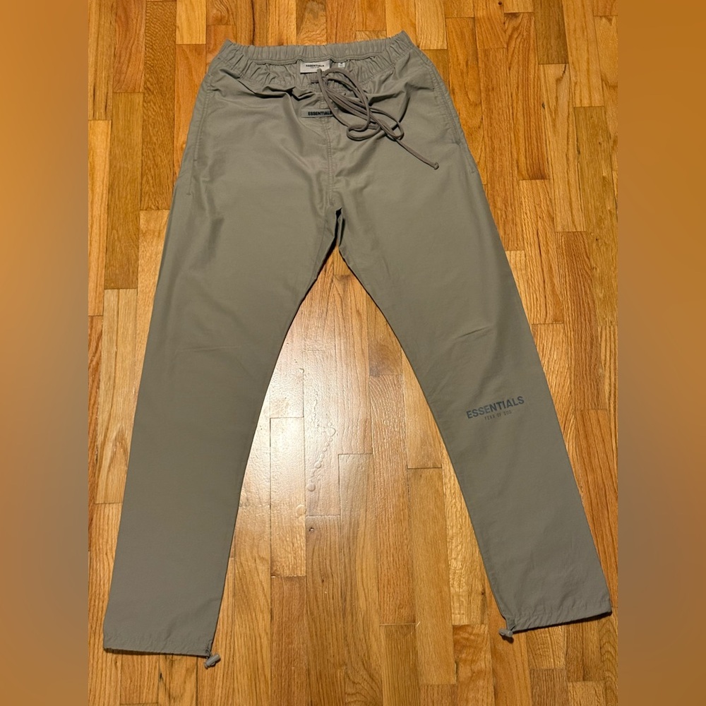 Fear of God Essentials Men's Gray/Cement Track Pants [USED]